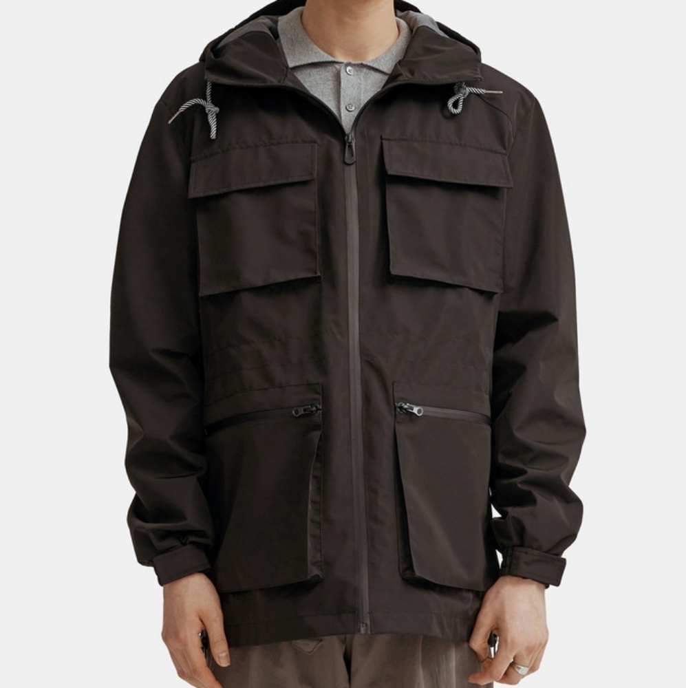 Noize Cody Techno Bonded Hooded Raincoat - US XL